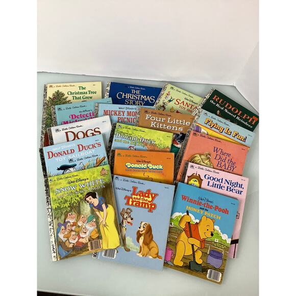 Vintage A little golden book 14 book bundle EUC - Picture 9 of 9